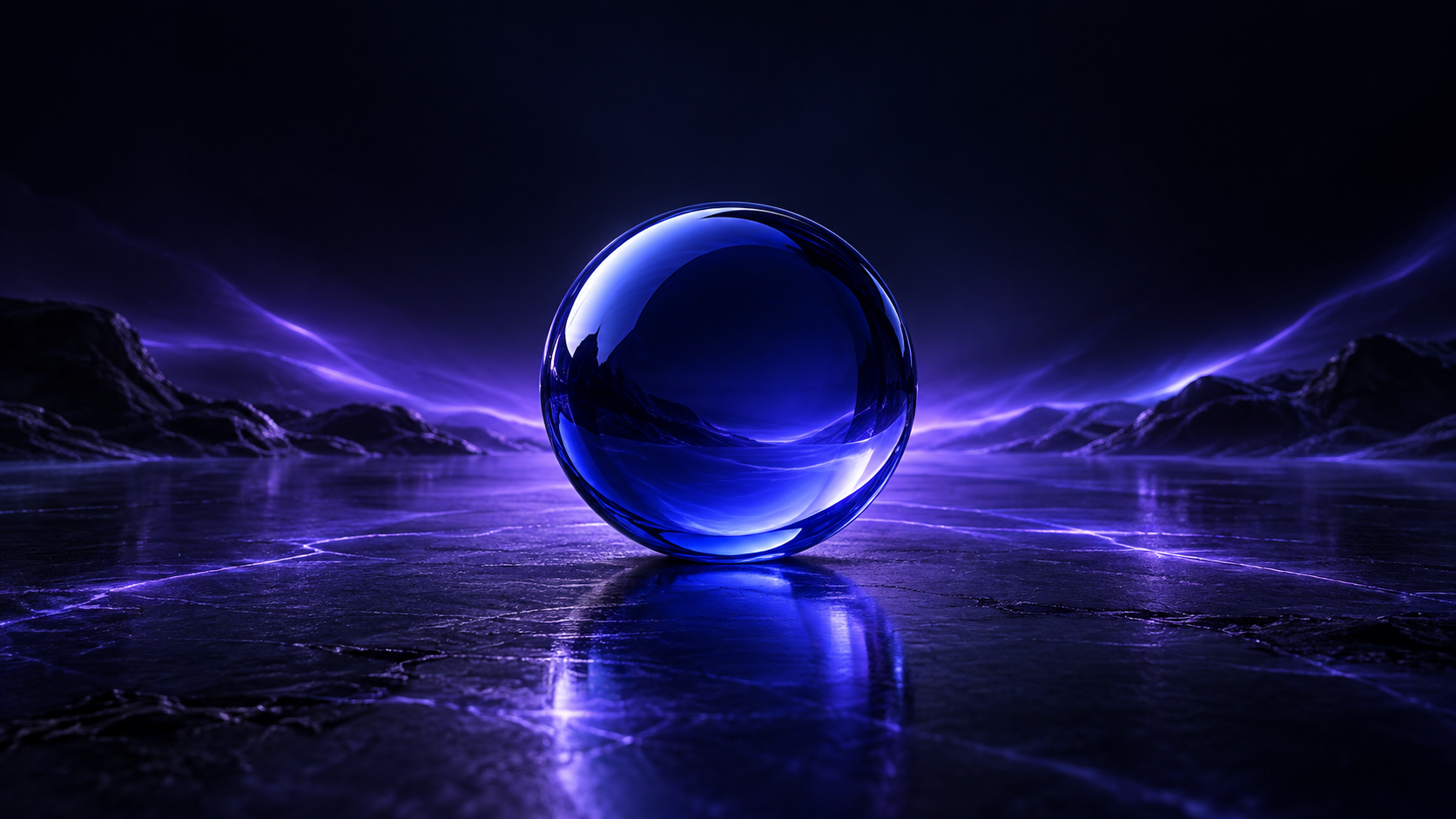 Blue current wallpaper