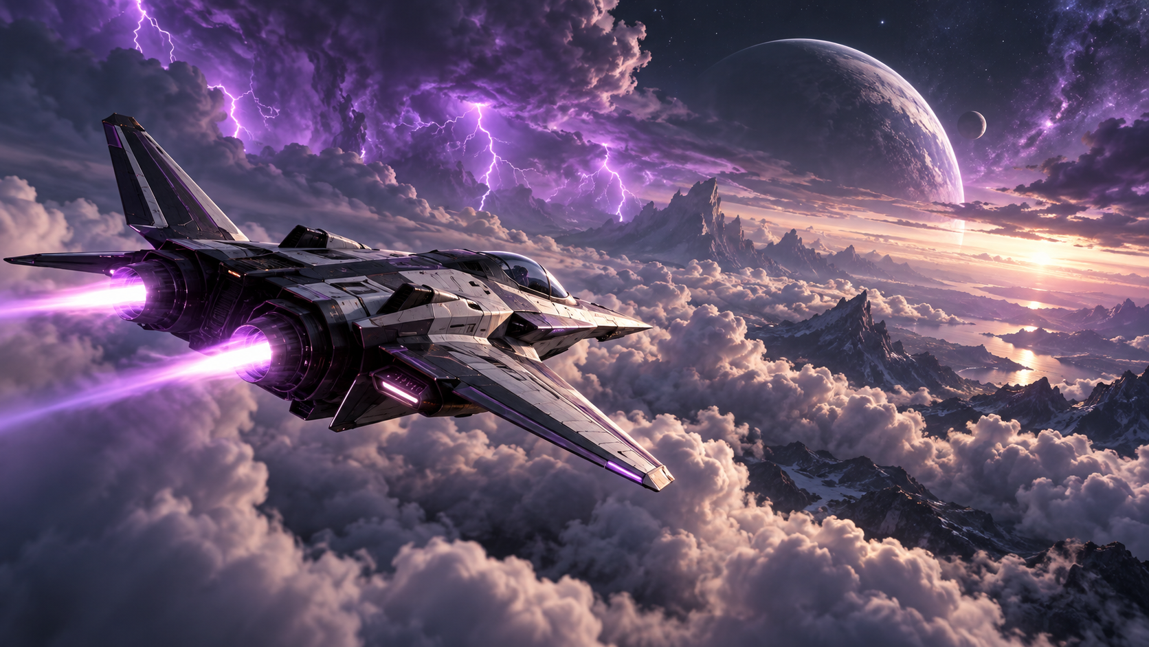 Storm runner wallpaper